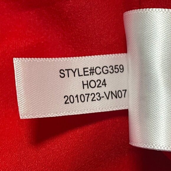 NWT J. Crew Pleated Maxi Skirt Drapey Georgette Womens 14 Candy Apple Red CG359 - Picture 13 of 13